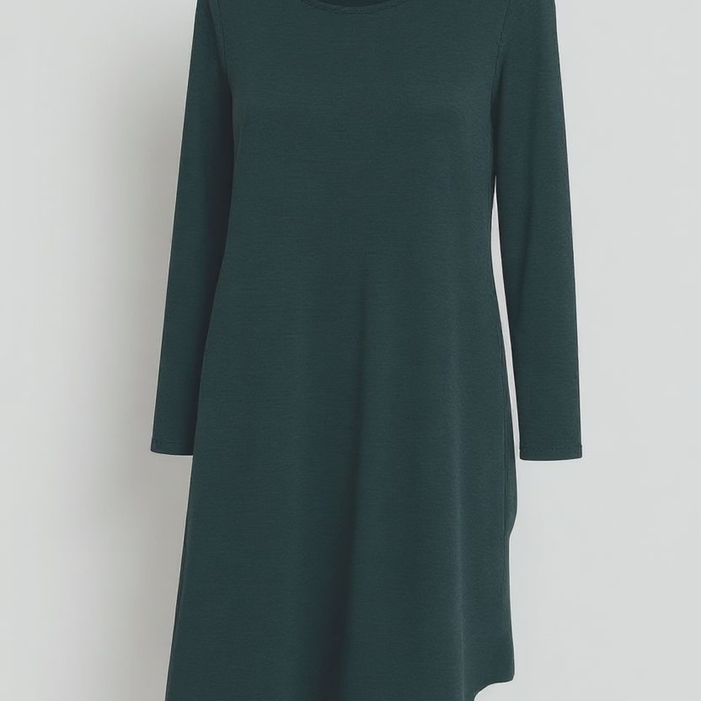 Old Navy Dark Green Long Sleeve Dress